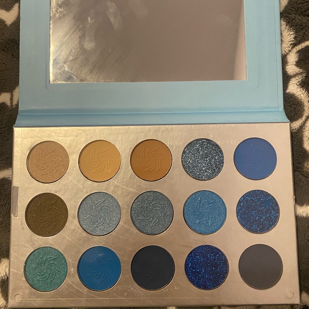 winter blues eyeshadow pallet💙🥶❄️